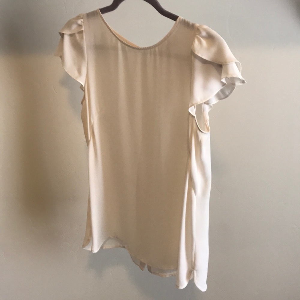 Loft white blouse